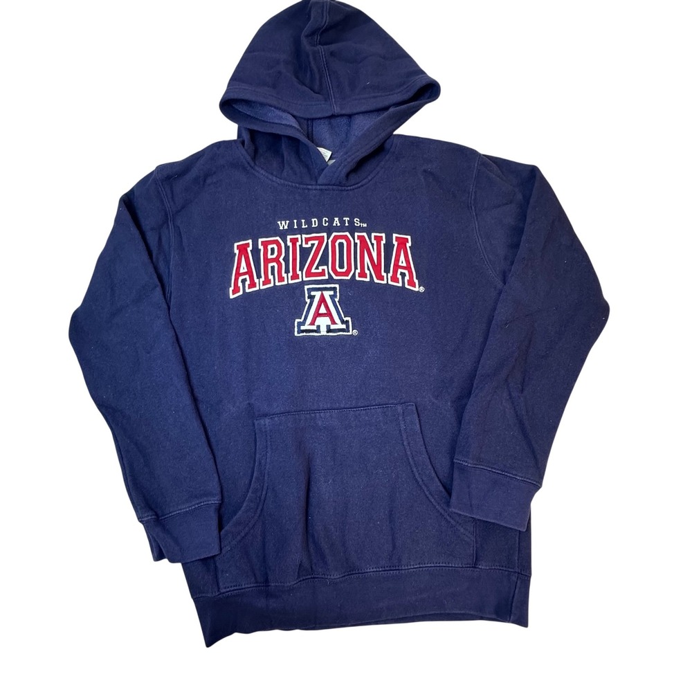 UOFA Arizona Wildcats Kids Hoodie Navy Blue Sweatshirt Size M 10/12 Preppy